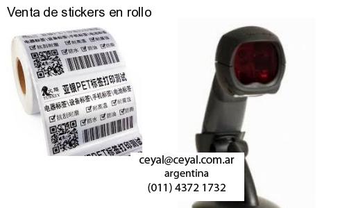 Venta de stickers en rollo