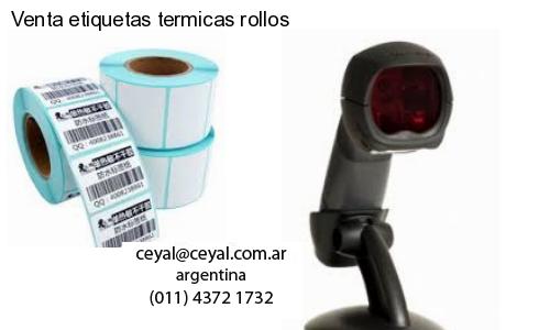 Venta etiquetas termicas rollos