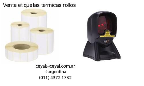 Venta etiquetas termicas rollos