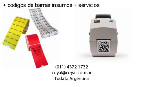   codigos de barras insumos   servicios