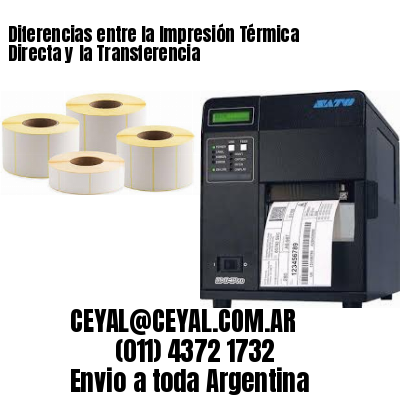 Diferencias entre la Impresión Térmica Directa y la Transferencia