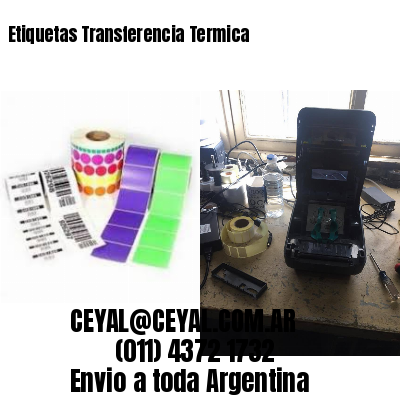 Etiquetas Transferencia Termica