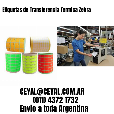 Etiquetas de Transferencia Termica Zebra