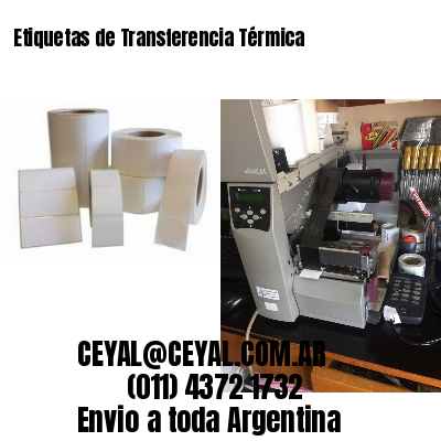 Etiquetas de Transferencia Térmica