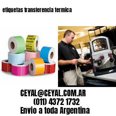 etiquetas transferencia termica