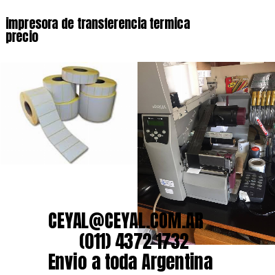 impresora de transferencia termica precio