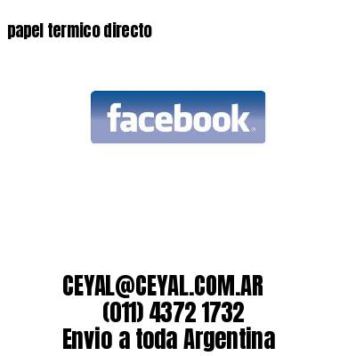 papel termico directo