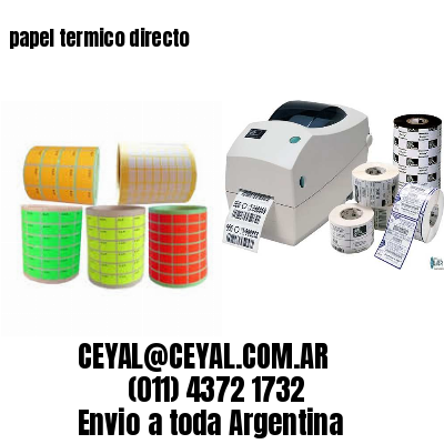 papel termico directo