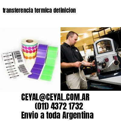 transferencia termica definicion