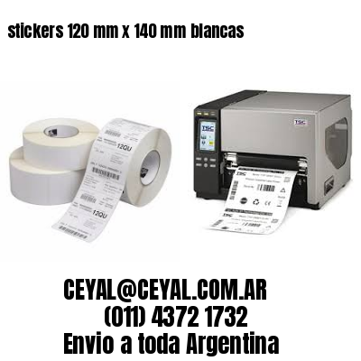 stickers 120 mm x 140 mm	blancas