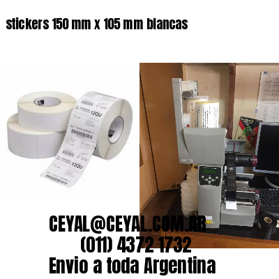 stickers 150 mm x 105 mm	blancas