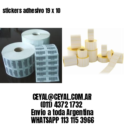 stickers adhesivo 19 x 10