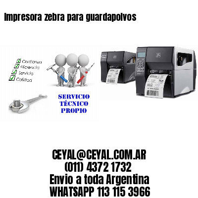 Impresora zebra para guardapolvos