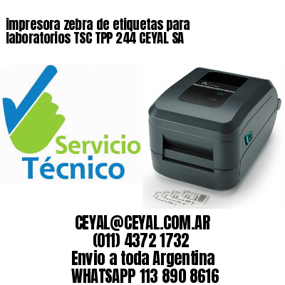 impresora zebra de etiquetas para laboratorios TSC TPP 244 CEYAL SA