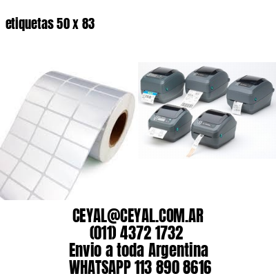 etiquetas 50 x 83