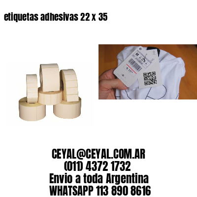 etiquetas adhesivas 22 x 35