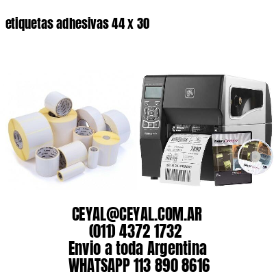 etiquetas adhesivas 44 x 30