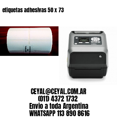 etiquetas adhesivas 50 x 73