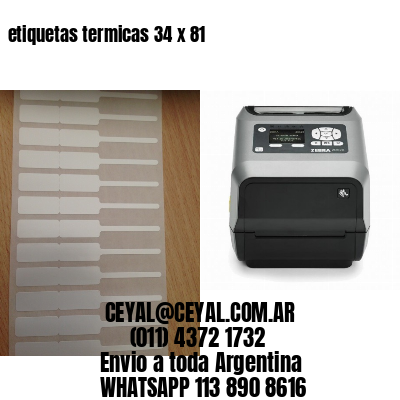 etiquetas termicas 34 x 81