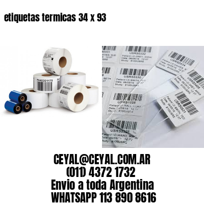 etiquetas termicas 34 x 93