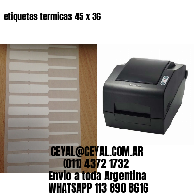 etiquetas termicas 45 x 36