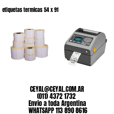 etiquetas termicas 54 x 91