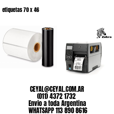 etiquetas 70 x 46