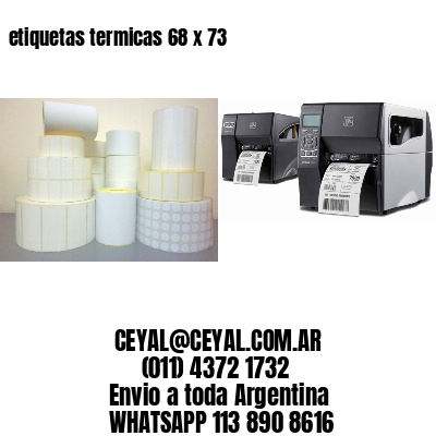 etiquetas termicas 68 x 73