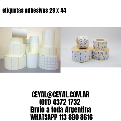 etiquetas adhesivas 29 x 44