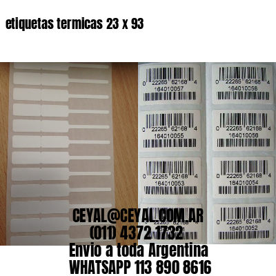 etiquetas termicas 23 x 93