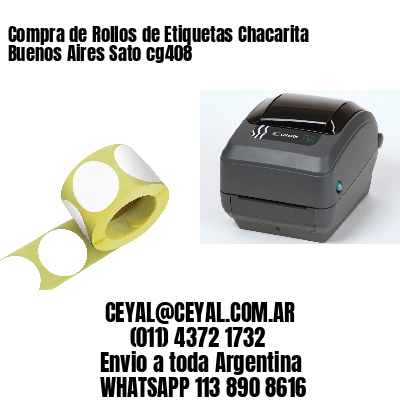 Compra de Rollos de Etiquetas Chacarita  Buenos Aires Sato cg408