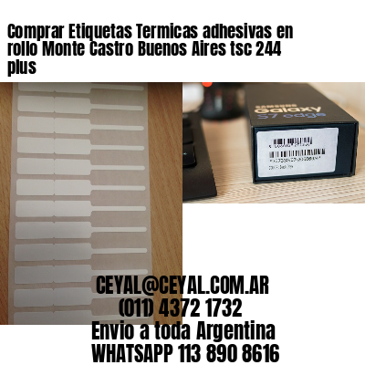 Comprar Etiquetas Termicas adhesivas en rollo Monte Castro Buenos Aires tsc 244 plus