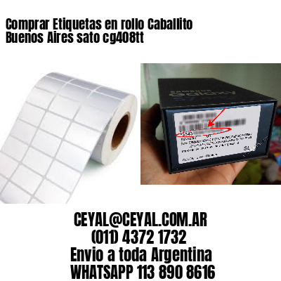 Comprar Etiquetas en rollo Caballito Buenos Aires sato cg408tt