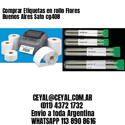 Comprar Etiquetas en rollo Flores  Buenos Aires Sato cg408