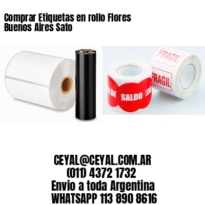 Comprar Etiquetas en rollo Flores  Buenos Aires Sato