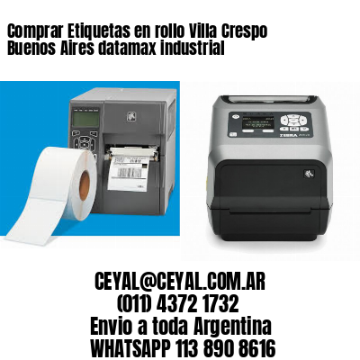 Comprar Etiquetas en rollo Villa Crespo  Buenos Aires datamax industrial