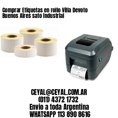 Comprar Etiquetas en rollo Villa Devoto  Buenos Aires sato industrial