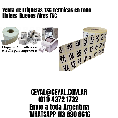 Venta de Etiquetas TSC Termicas en rollo Liniers  Buenos Aires TSC