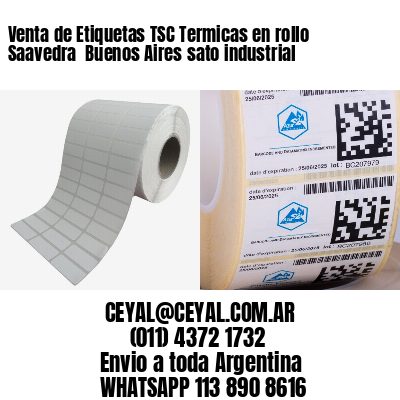 Venta de Etiquetas TSC Termicas en rollo Saavedra  Buenos Aires sato industrial