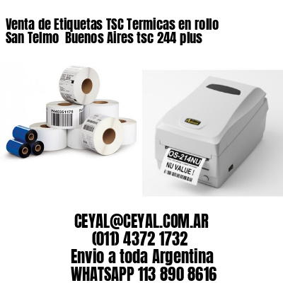 Venta de Etiquetas TSC Termicas en rollo San Telmo  Buenos Aires tsc 244 plus