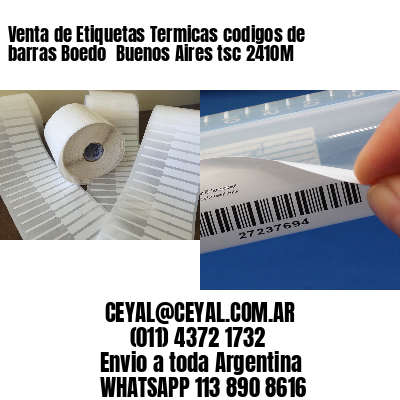 Venta de Etiquetas Termicas codigos de barras Boedo  Buenos Aires tsc 2410M