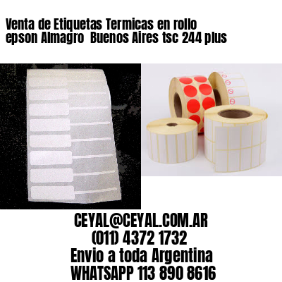 Venta de Etiquetas Termicas en rollo epson Almagro  Buenos Aires tsc 244 plus