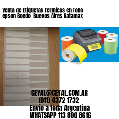 Venta de Etiquetas Termicas en rollo epson Boedo  Buenos Aires Datamax