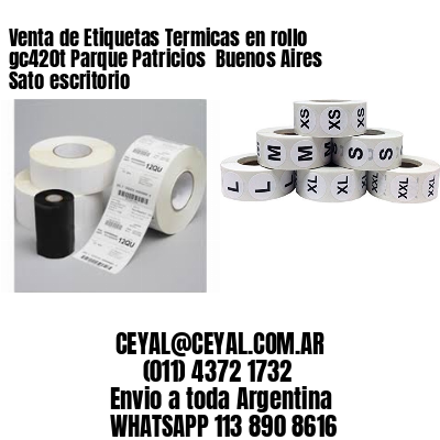 Venta de Etiquetas Termicas en rollo gc420t Parque Patricios  Buenos Aires Sato escritorio