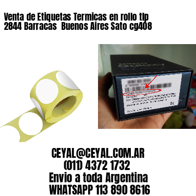 Venta de Etiquetas Termicas en rollo tlp 2844 Barracas  Buenos Aires Sato cg408