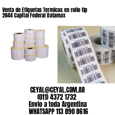 Venta de Etiquetas Termicas en rollo tlp 2844 Capital Federal Datamax