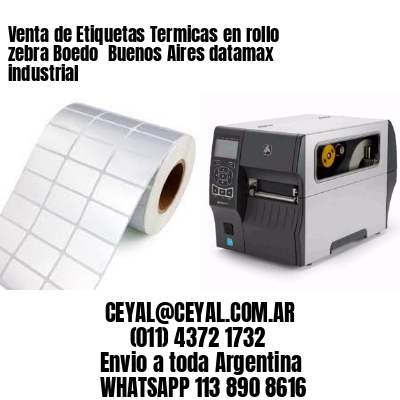 Venta de Etiquetas Termicas en rollo zebra Boedo  Buenos Aires datamax industrial