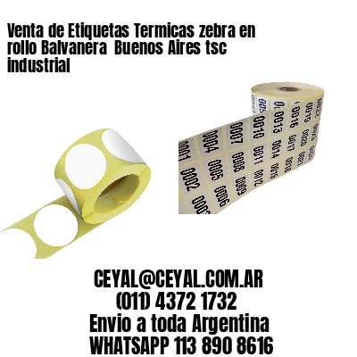 Venta de Etiquetas Termicas zebra en rollo Balvanera  Buenos Aires tsc industrial