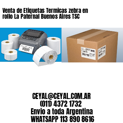 Venta de Etiquetas Termicas zebra en rollo La Paternal Buenos Aires TSC