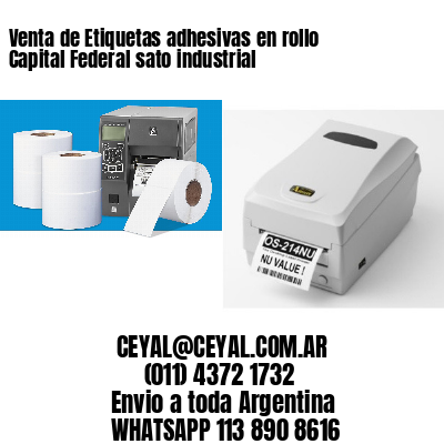 Venta de Etiquetas adhesivas en rollo Capital Federal sato industrial